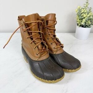 L.L. Bean Bean Boots 8” Unlined Sz 7